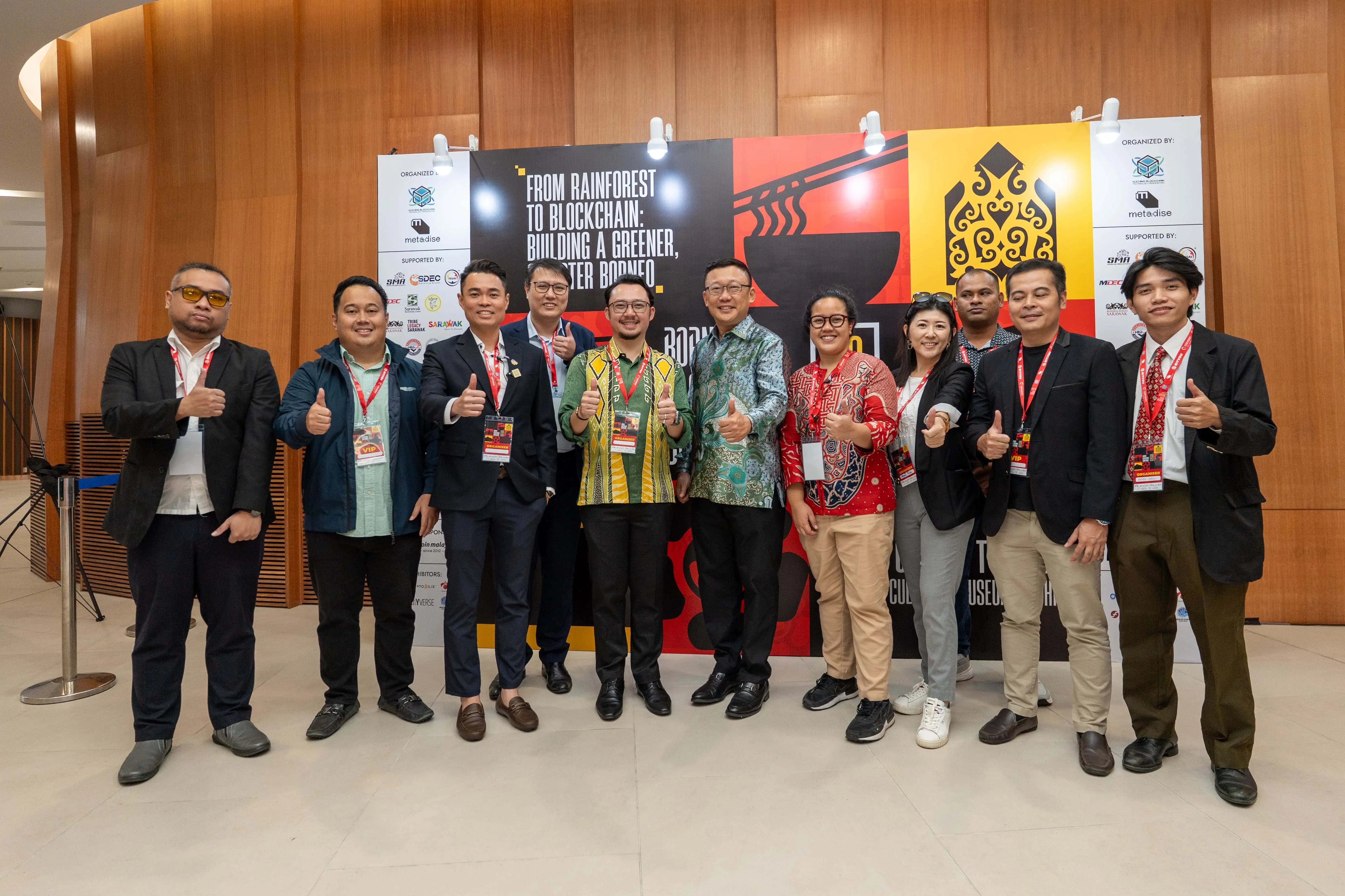 Guests networking during Borneo Blockchain Conference 2025